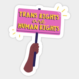 trans rights Sticker